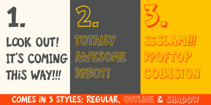 Sploosh Font Poster 2