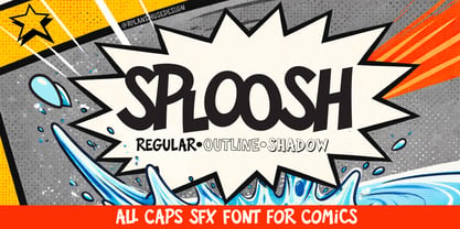 Sploosh Font Poster 1