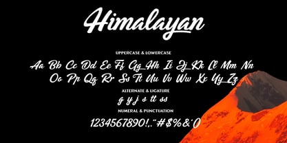 Himalayan Font Poster 13