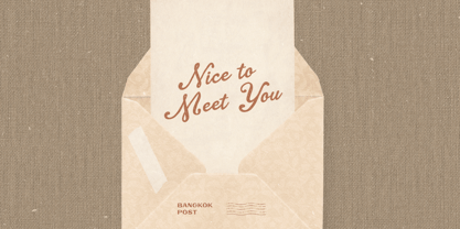 Sunset Palm Font Poster 5