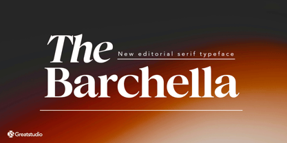 The Barchella Font Poster 1