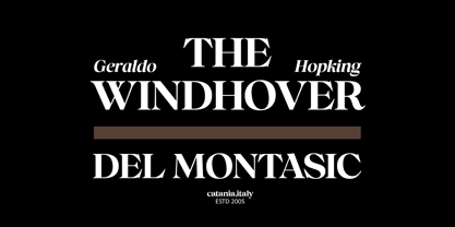 The Barchella Font Poster 13
