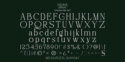 Atelier Blume Font Poster 14