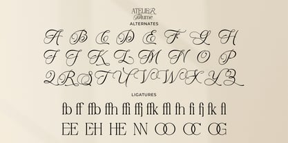 Atelier Blume Font Poster 13