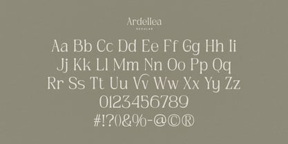 Ardellea Font Poster 5