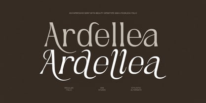 Ardellea Font Poster 1