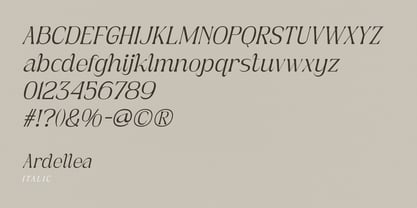 Ardellea Font Poster 6