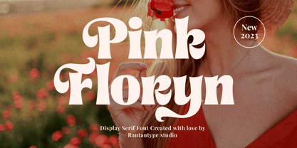 Pink Floryn Font Poster 1