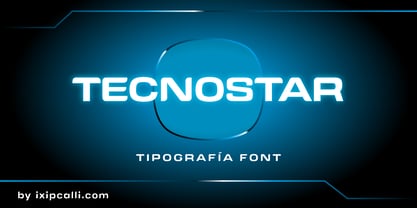 Tecnostar Font Poster 1