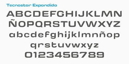 Tecnostar Font Poster 3