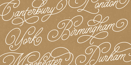 Daintyline Font Poster 4