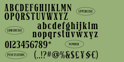 Belgino Font Poster 9