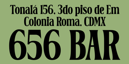 Belgino Font Poster 4