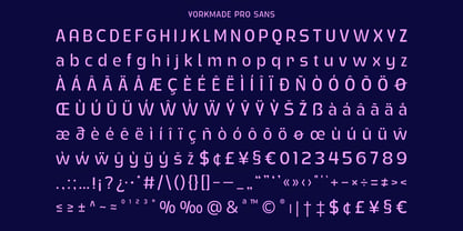 Yorkmade Pro Font Poster 9