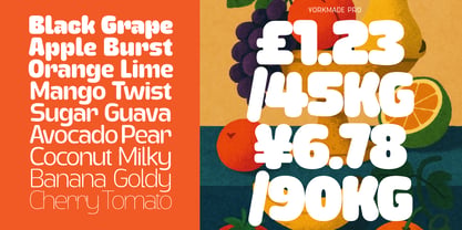 Yorkmade Pro Font Poster 6