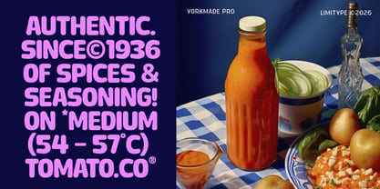 Yorkmade Pro Font Poster 5