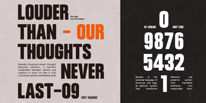 GC Sublime Font Poster 10
