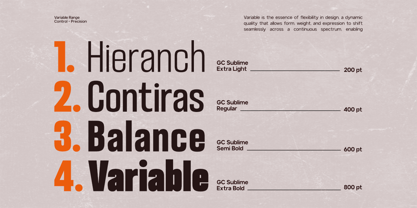 GC Sublime Font Poster 12