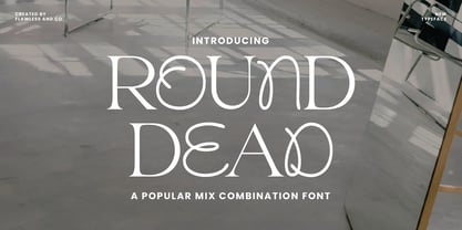 Round Dead Font Poster 1