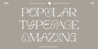 Round Dead Font Poster 3