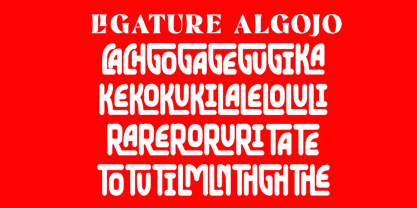 Algojo Font Poster 3