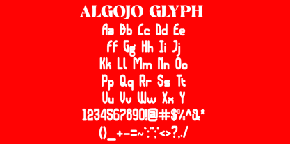 Algojo Font Poster 2
