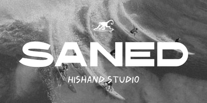Saned Font Poster 1