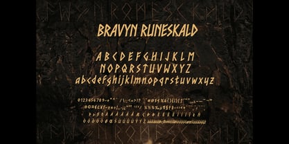 Bravyn Runeskald Font Poster 3