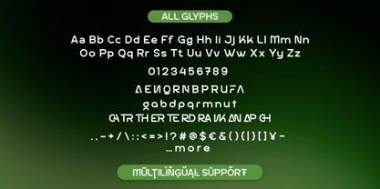 Cuaniex Font Poster 10
