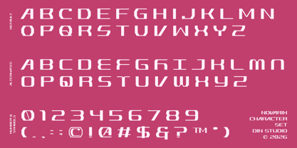 Novarix Font Poster 9