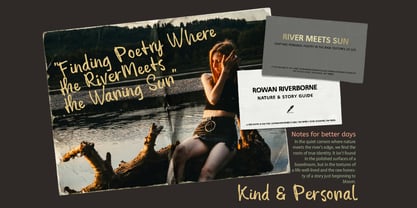 Everyday Kind Font Poster 2