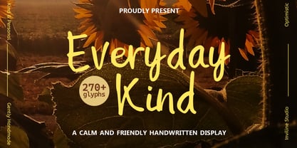 Everyday Kind Font Poster 1