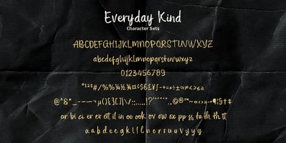 Everyday Kind Font Poster 3