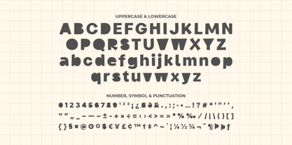 Blocky Delight Font Poster 9