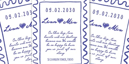 Chanson Reverie Font Poster 8