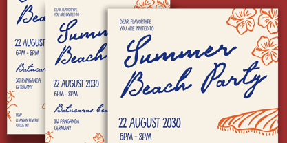 Chanson Reverie Font Poster 2