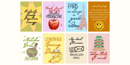 Chanson Reverie Font Poster 10