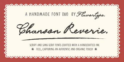 Chanson Reverie Font Poster 1