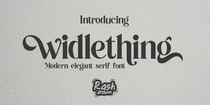 Widlething Font Poster 1