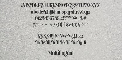 Widlething Font Poster 2