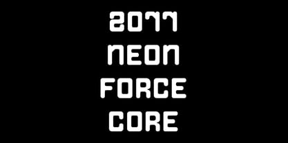 Zentronix Font Poster 7