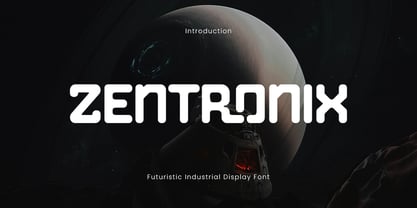 Zentronix Font Poster 1