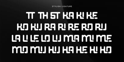 Zentronix Font Poster 3