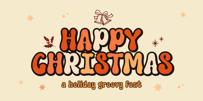 Um Happy Christmas Font Poster 1