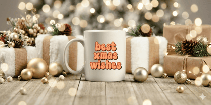 Um Happy Christmas Font Poster 5