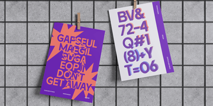 Montaroza Font Poster 7
