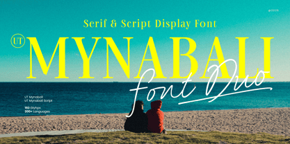 UT Mynabali Font Poster 1