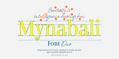 UT Mynabali Font Poster 13