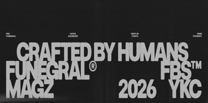 FBS Funegral Font Poster 10