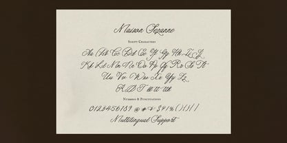 CS Maison Sezanne Font Poster 15